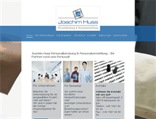 Tablet Screenshot of huss-personal.de
